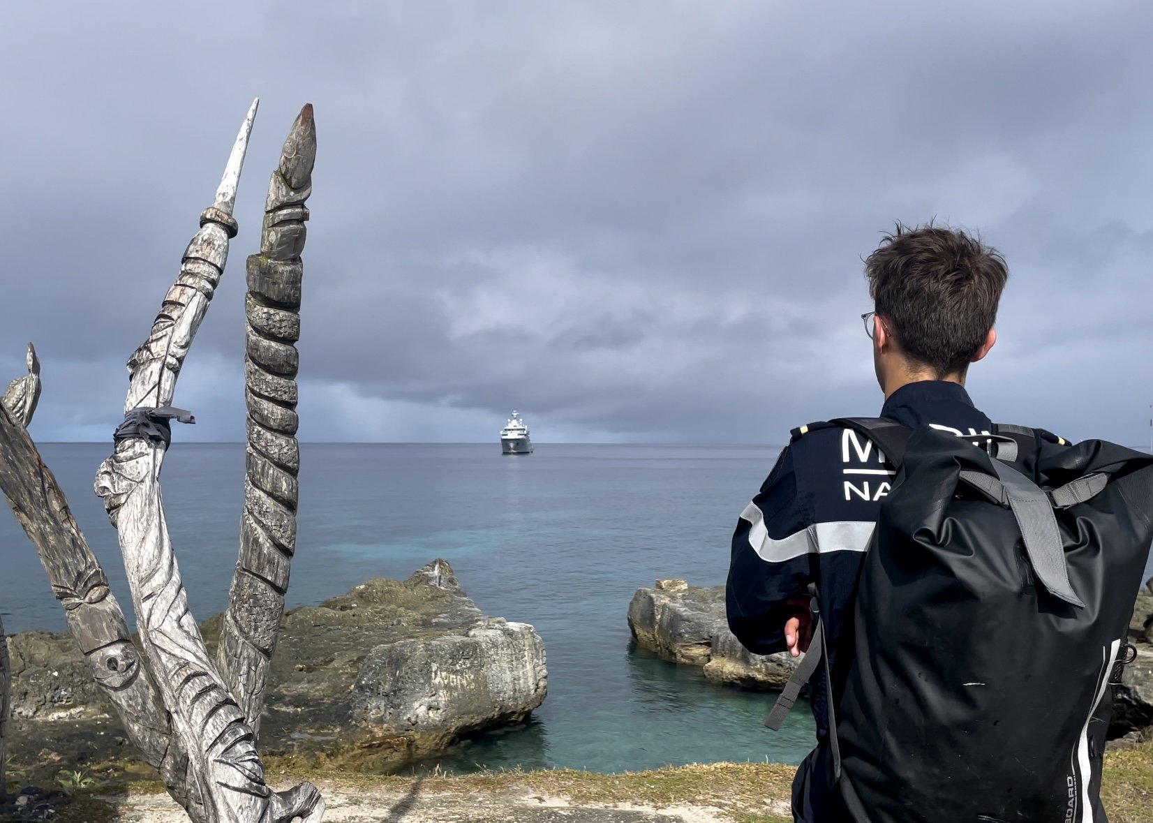 Coutume à Maré, Corentin et le D’Entrecasteaux.