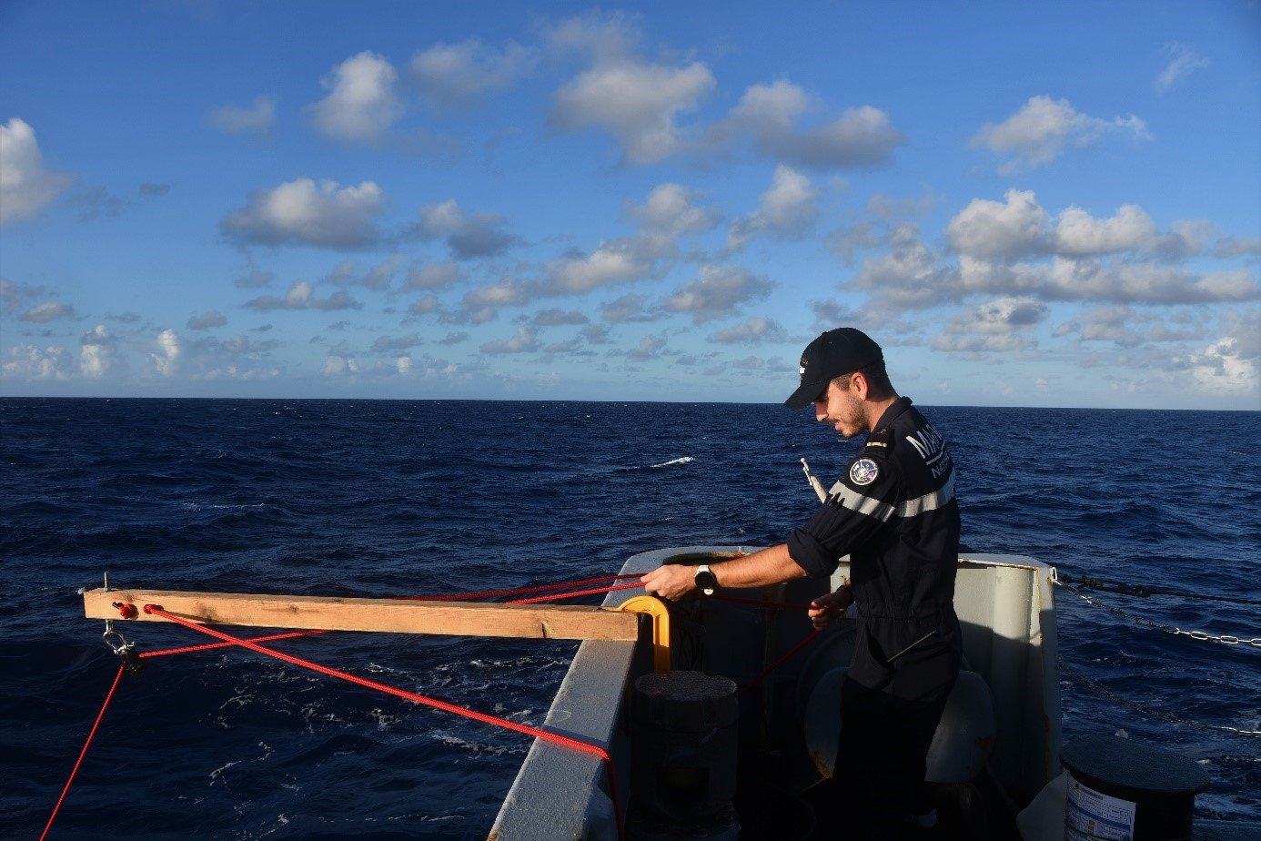 Echantillonnage dans les eaux Wallisiennes