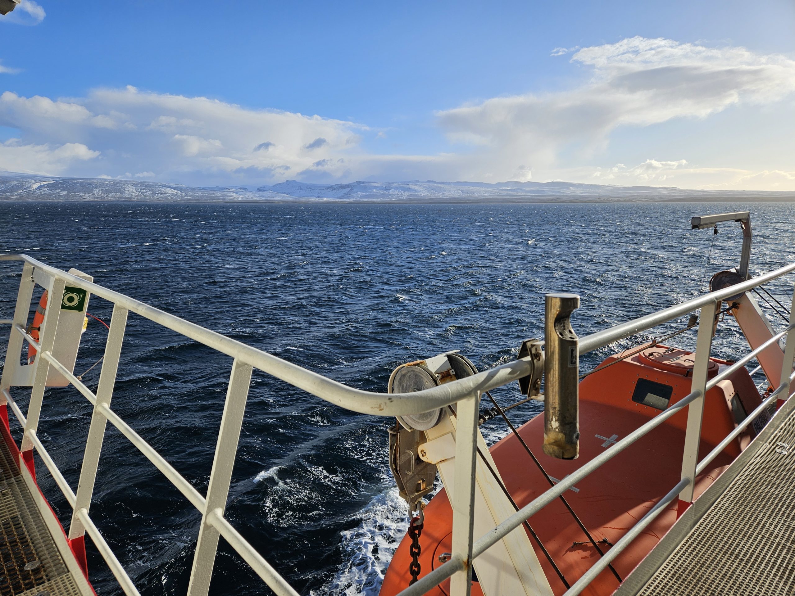 Navigation dans la baie du Morbihan, Kerguelen.