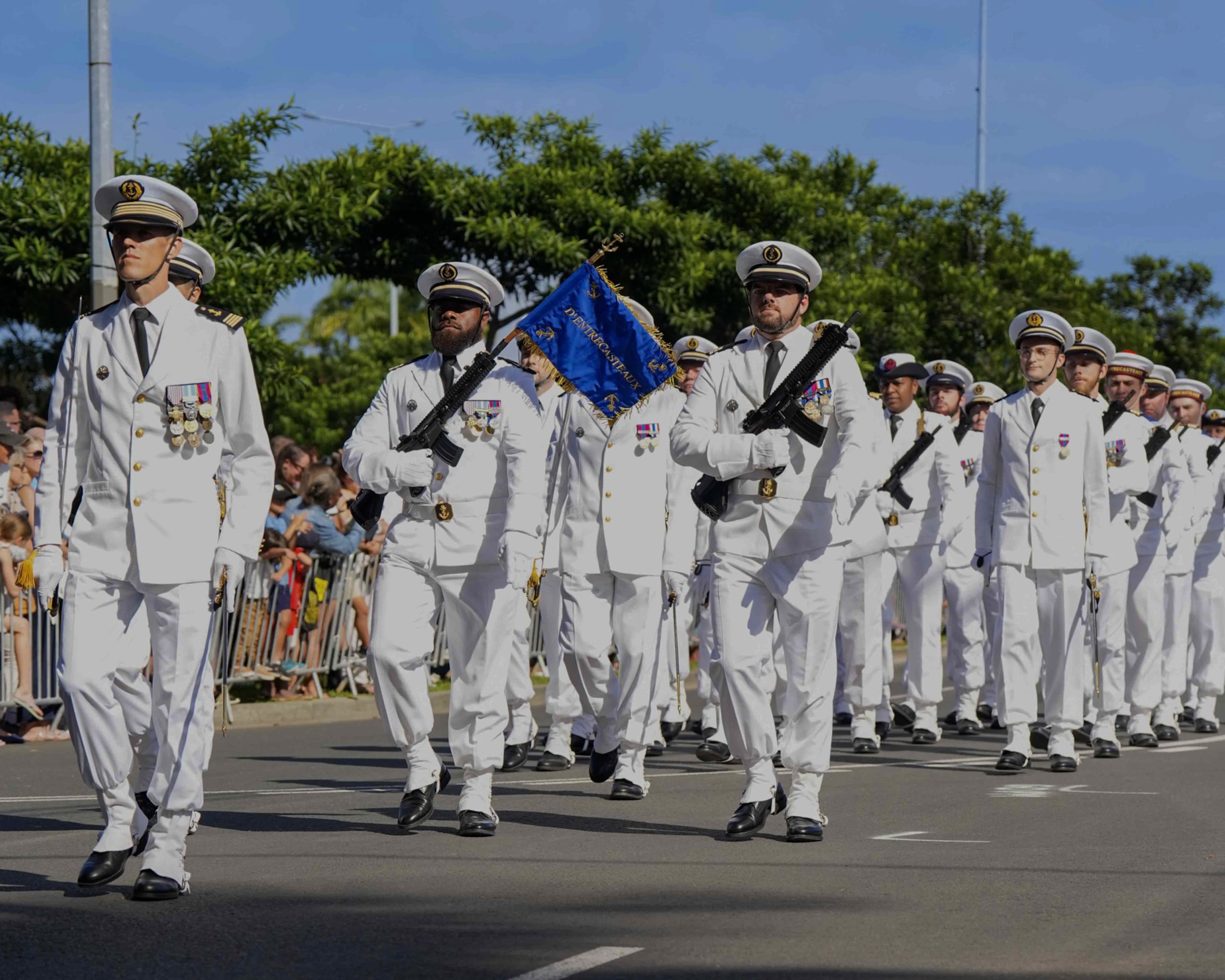 Défilé du 14 juillet pour l’équipage A du DTT (ASP Corentin)