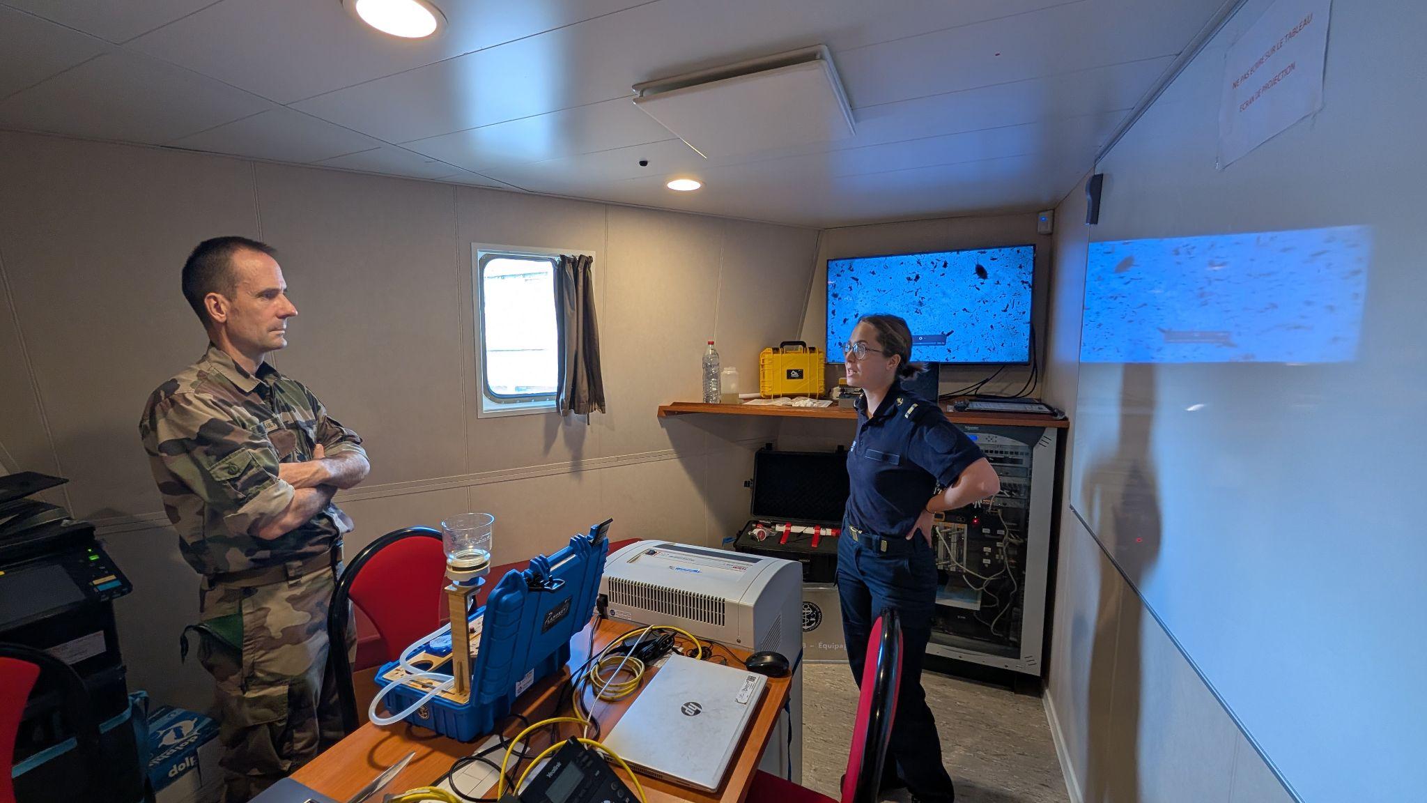 Présentation de la mission Bougainville au COMSUP à bord du Champlain – 13/11/2025.